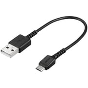 BU2AMBS10BK [バッファロー USB2.0 A to microB ラバーブッシュスリムケーブル 1.0m ブラック]