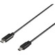 BU2CMN10BK [バッファロー USB2.0ケーブル C-miniB 1m ブラック]