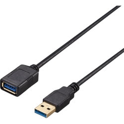 BU3AAS10BK [バッファロー USB3.2 Gen1 ケーブル 延長用 A-A スリム 1m ブラック]