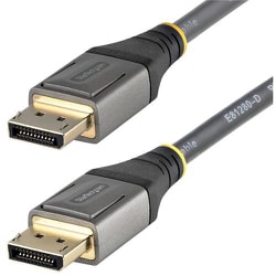 DP14VMM2M [スターテック DisplayPort 1.4ケーブル/2m /8K60Hz /VESA認証/グレー＆ブラック/ ディスプレイポート]