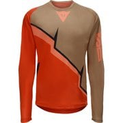 3890000976LL [HgAER JERSEY LS 76L-RED/BROWN/BLACK L]