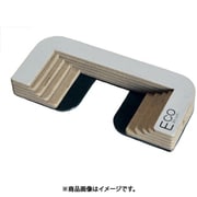 ES-125W [ティーエフサービス 走り出し防止商品 エコストッパー台車・カゴ車キャスター用 ホワイト 2個入 取付範囲～125mm]