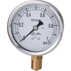 右下 グリセリン入圧力計 GLT-31-0.6MPA
