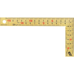 SK 金曲尺 15cm 快段目盛 厚手広巾 GMT-15CKD