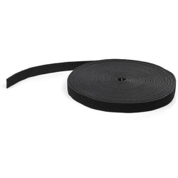 HKLP50 [スターテック 面ファスナー/15.2m/ブラック/長さ15.2m/幅19mm/ナイロン/ブラック/配線整理 結束 マジックバンド]