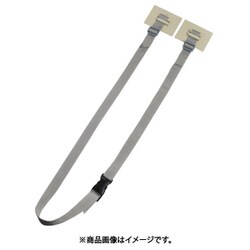 TPR-7090BG [ティーエフサービス メタルラック・スチールラック転倒防止粘着金具 ティープレートラック用バックル付き2個入り 強度約200kg（2個使用時）]