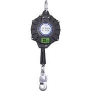 TRB12BX [ツヨロン ワイヤロープ巻取式安全ブロック TRB-12 テトラブロック12メートル 台付・引寄ロープ付]