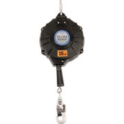 TRB15BX [ツヨロン ワイヤロープ巻取式安全ブロック TRB-15 テトラブロック15メートル 台付・引寄ロープ付]