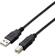 U2C-AB20BK/ID [エレコム USB2.0ケーブル A-Bタイプ 仕様固定 2m ブラック]