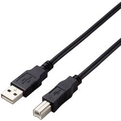 U2C-AB30BK/ID [エレコム USB2.0ケーブル A-Bタイプ 仕様固定 3m ブラック]