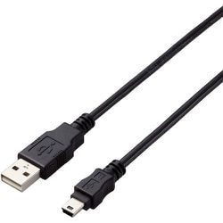 U2C-AM15BK/ID [エレコム USB2.0ケーブル A-miniBタイプ 仕様固定 1.5m ブラック]