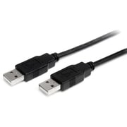USB2AA2M [スターテック USB 2.0ケーブル/2m/Type‐A - Type‐A/480Mbps/オス-オス/ブラック/タイプA - A]