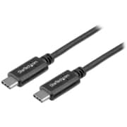 USB2CC1M [スターテック USB-Cケーブル/1m/USB 2.0/480Mbps/Type-C - Type-C/100W/オス-オス/ブラック]