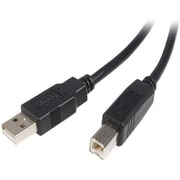 USB2HAB3M [スターテック USB 2.0ケーブル/3m/Type-A - Type-B/480Mbps/オス-オス/ブラック/タイプA - B]