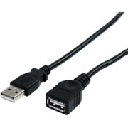 USBEXTAA10BK [スターテック USB 2.0ケーブル/3m/Type‐A - Type‐A/480Mbps/延長用/オス-メス/ブラック/タイプA]
