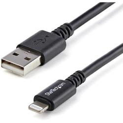 USBLT3MB [スターテック Lightningケーブル/USB-A/3m/480Mbps/Apple MFi認証/ブラック/iPhoneライトニング]