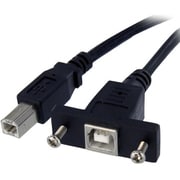 USBPNLBFBM1 [スターテック USBケーブル/パネルマウント型/B-B/30cm/USB 2.0/メス・オス]