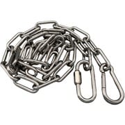WCSRA3 [ラクテム 溶接チェーン ステンレス 線径4mm 3M AKフック・リングキャッチ付]