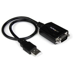 ICUSB232PRO [スターテック シリアル変換ケーブル/USB-A - RS232C/30cm/920Kbps/ブラック]