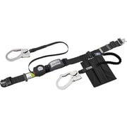 OT-SLN505-WEB-BL [タイタン 胴ベルト型ロック付き巻取式 ダブル ワンタッチバックル仕様 REELOCK S2NEO + EXJ補助ロープ ブラック]