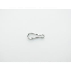 ニッサチェイン ニッケル甲丸スナップ 17mm （2個入） P-634