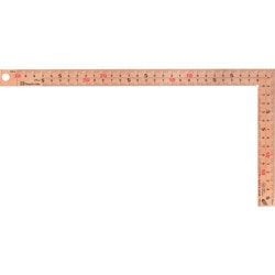 SK 金曲尺 30cm 快段目盛 厚手広巾 ピンクゴールド PGMT-30CKD