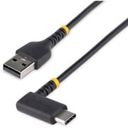R2ACR-30C-USB-CABLE [スターテック USBケーブル/USB-A - USB-C/30cm/USB 2.0/L型 右向き/アラミド繊維補強]