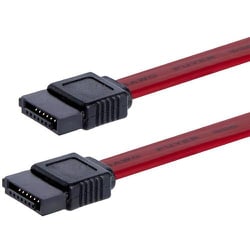 SATA12 [スターテック SATAケーブル/30cm/SATA 3.0/レッド/シリアルATA HDD ハードディスクドライブ用]