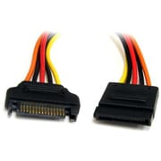 SATAPOWEXT12 [スターテック SATA電源延長ケーブル/30cm/15 - 15ピン/オス-オス/シリアルATA HDD ハードディスク用]