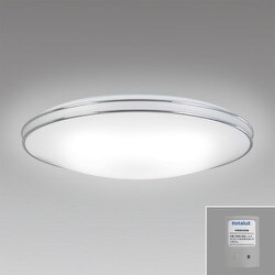 ホタルクス LEDシーリング調色/調光（防災用 停電時自動点灯）～6畳 リモコン付 HotaluX AID 3500lm SLDC06Q003