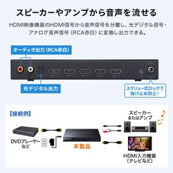 ヨドバシ.com - サンワサプライ SANWA SUPPLY SW-PHD41MTV [HDMI画面