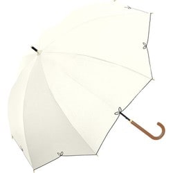日傘 長傘 婦人用 晴雨兼用 UV FLEUR（フルール） 55cm 手開き式 一級遮光 UVカット率99.9％ 遮熱効果 グラスファイバー骨（親骨） ブラックコーティング加工 UPF50＋ オフホワイト 914-049
