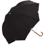 長傘 婦人用 晴雨兼用 UV FLEUR(フルール) 55cm 手開き式 グラスファイバー骨(親骨) ブラックコーティング加工 UPF50+ ブラック 914-049