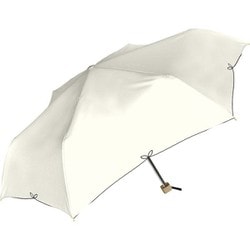 日傘 折りたたみ傘 婦人用 晴雨兼用 UV FLEUR（フルール） 55cm 手開き式 一級遮光 UVカット率99.9％ 遮熱効果 軽量スリムアルミ骨 ブラックコーティング加工 耐風仕様 UPF50＋ オフホワイト 924-049