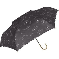 日傘 折りたたみ傘 婦人用 晴雨兼用 UV LILICA（リリカ） 55cm 手開き式 一級遮光 UVカット率99.9％ 遮熱効果 グラスファイバー骨（親骨） ブラックコーティング加工 耐風仕様 ヒートカット UPF50＋ チャコールグレー 924-055