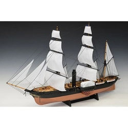 木製帆船模型 1/120 黒船 サスケハナ 展帆タイプ