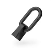 カラビナ付き ケーブルホルダー USB-C to Lightning ブラック CIO-CHD-CL-BK
