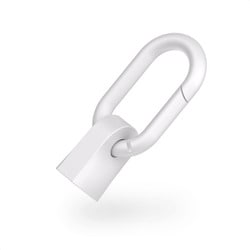 カラビナ付き ケーブルホルダー USB-C to Lightning ホワイト CIO-CHD-CL-WH