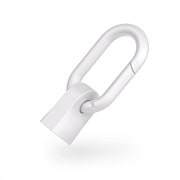 カラビナ付き ケーブルホルダー USB-C to Lightning ホワイト CIO-CHD-CL-WH
