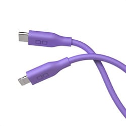 シリコンケーブル USB-C to Lightning 0.15m MFI認証 パープル CIO-SL30000-CL015-PP