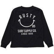 長袖ぺアテックス UV Tシャツ 964461 BLK サイズ130 [アウトドア トップス 長袖 キッズ]