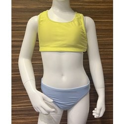 タンキニ4テンセット 964801 YEL 160サイズ [スイミング 水着 ガールズ]