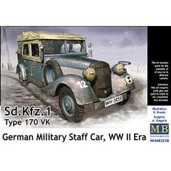 MB35030 1/35 独・4輪軍用乗用車170VK・kfz.1 スタッフカー [組立式プラスチックモデル]