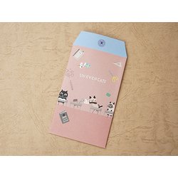 ポチ袋小 UNEVEN CATS school PB-01071