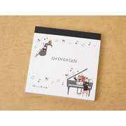 ブロックメモ UNEVEN CATS music BM-01014