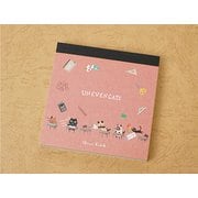 ブロックメモ UNEVEN CATS school BM-01016
