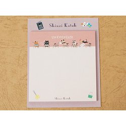 付箋 UNEVEN CATS school FN-01004