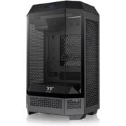 The Tower 300 Black 3面強化ガラスパネル採用 八角柱スタイル マイクロタワー Micro-ATX PCケース CA-1Y4-00S1WN-00