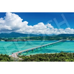 22-115s 日本風景 古宇利大橋とマリンブルーの海 （沖縄） [ジグソーパズル 2016ピース]