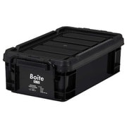 MA-4092 [Boite コンテナボックス 収納 S ロータイプ 4L ブラック]